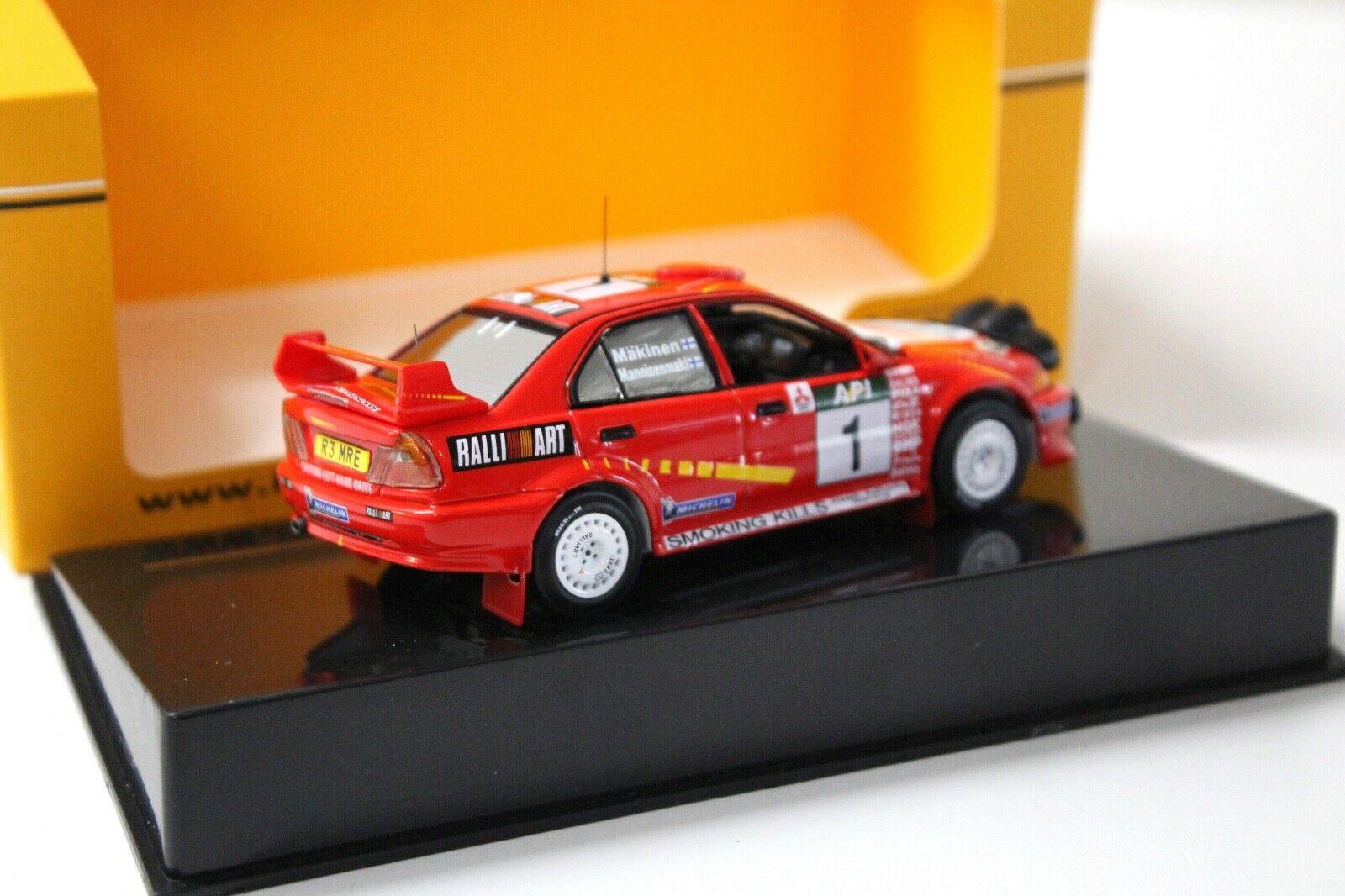 1:43 IXO Mitsubishi Lancer Evo 5 Winner Rally Australia 1998 #1 Makinen