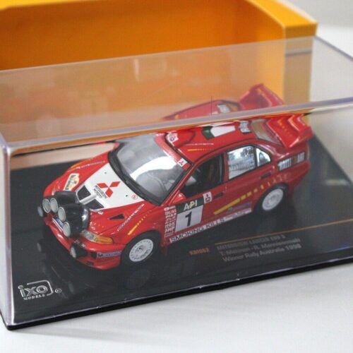 1:43 IXO Mitsubishi Lancer Evo 5 Winner Rally Australia 1998 #1 Makinen