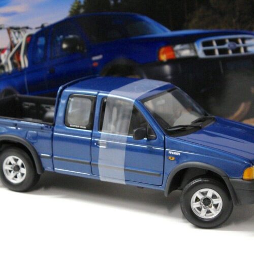1:18 Action Ford Ranger Super Cab Pick-Up blue DEALER VERSION