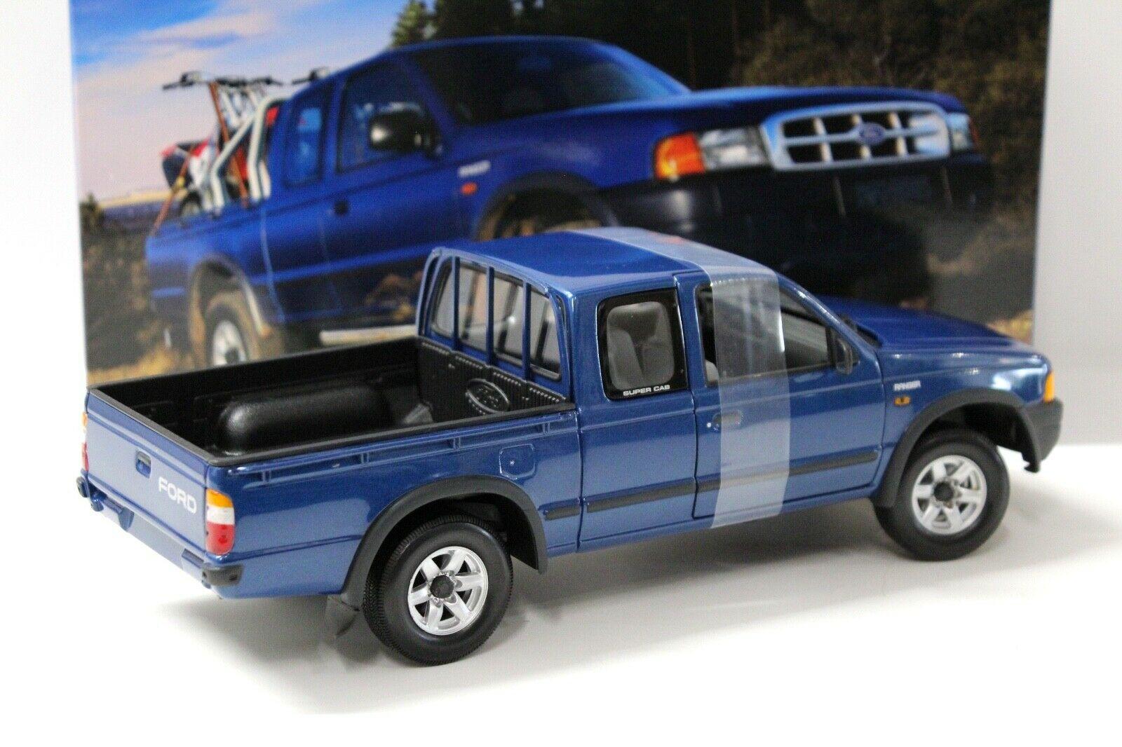 1:18 Action Ford Ranger Super Cab Pick-Up blue DEALER VERSION
