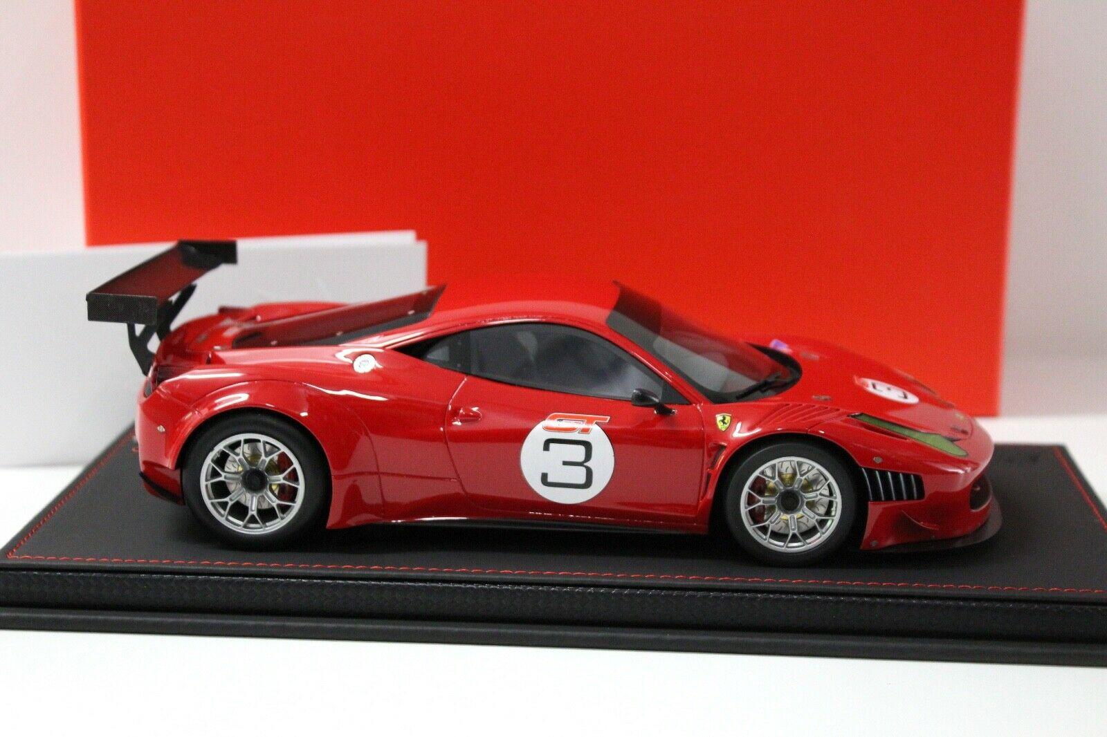 1:18 BBR Ferrari 458 Italia GT3 Rosso red #GT3