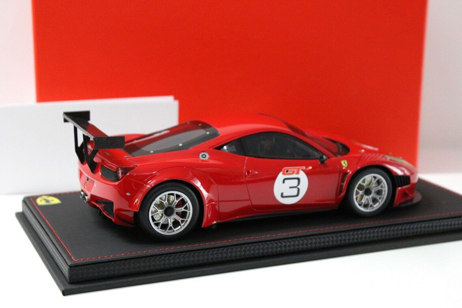 1:18 BBR Ferrari 458 Italia GT3 Rosso red #GT3