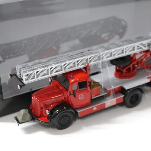 1:43 Minichamps Mercedes L3500 DL17 Feuerwehr Bensheim red/ black
