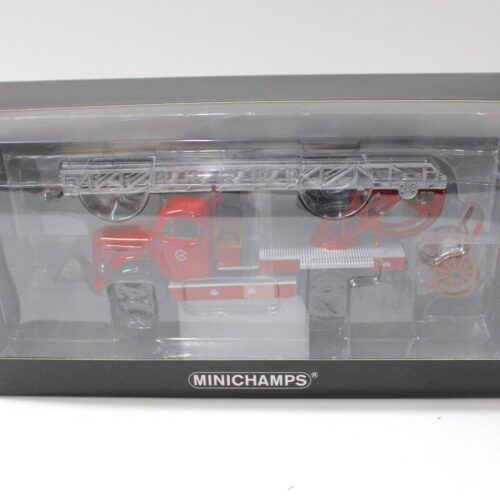 1:43 Minichamps Mercedes L3500 DL17 Feuerwehr Bensheim red/ black