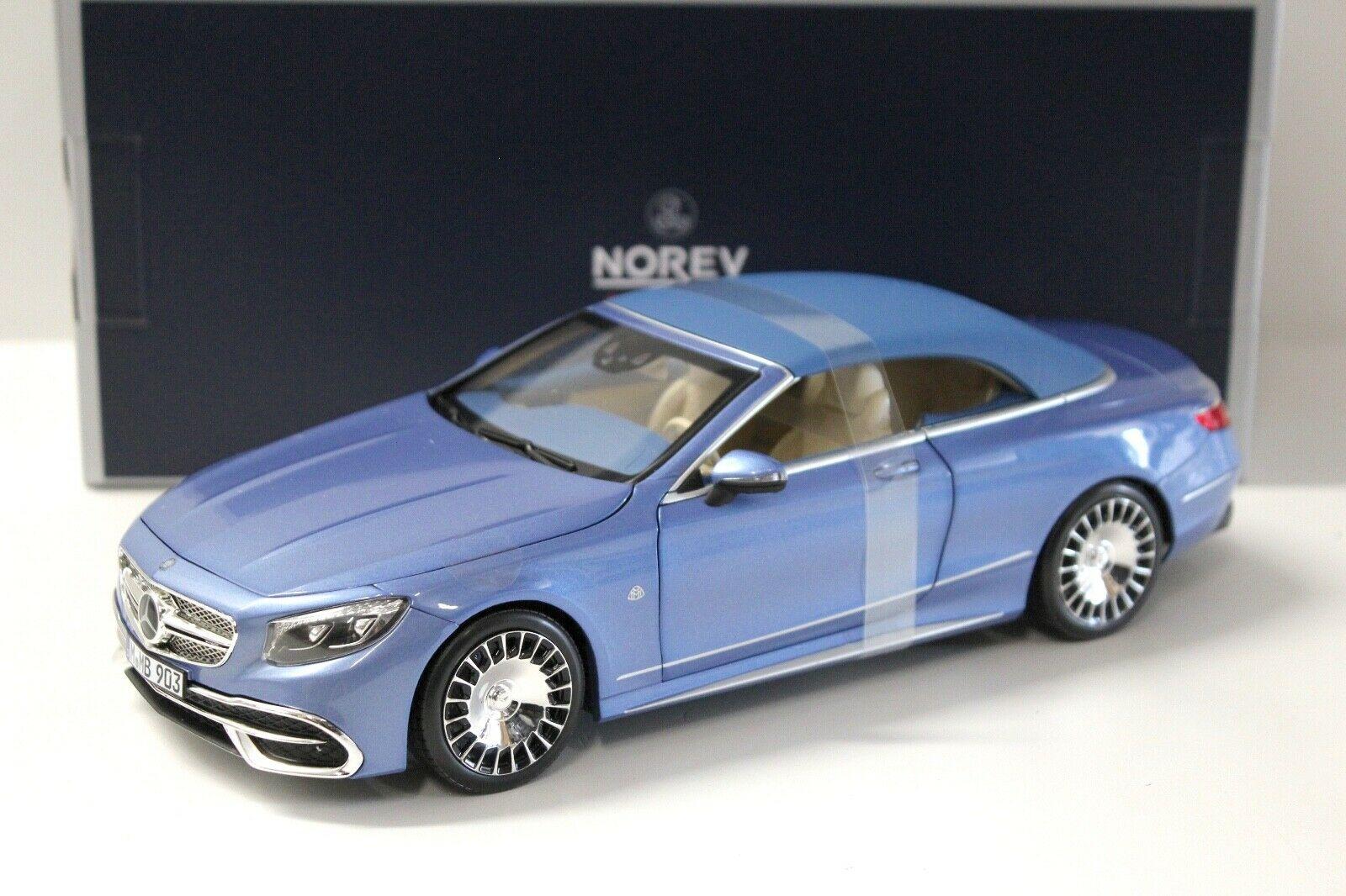1:18 Norev Mercedes Maybach S650 Cabrio 2018 blue