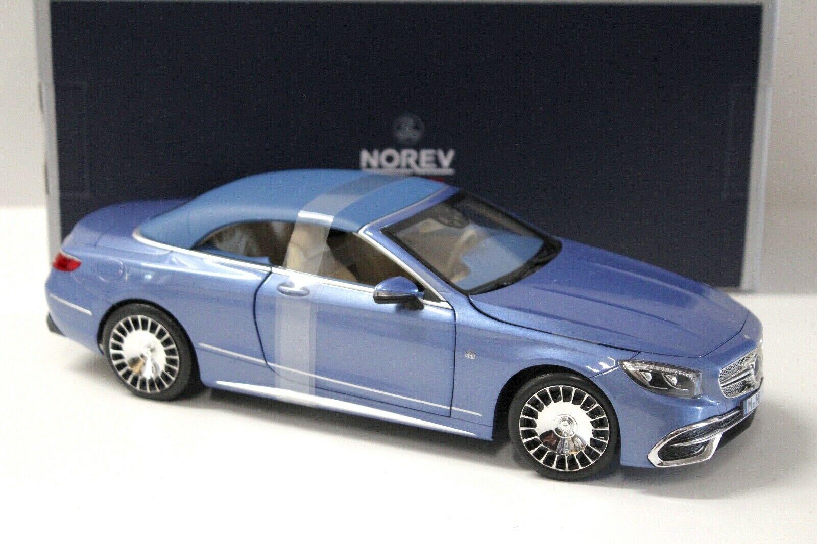 1:18 Norev Mercedes Maybach S650 Cabrio 2018 blue