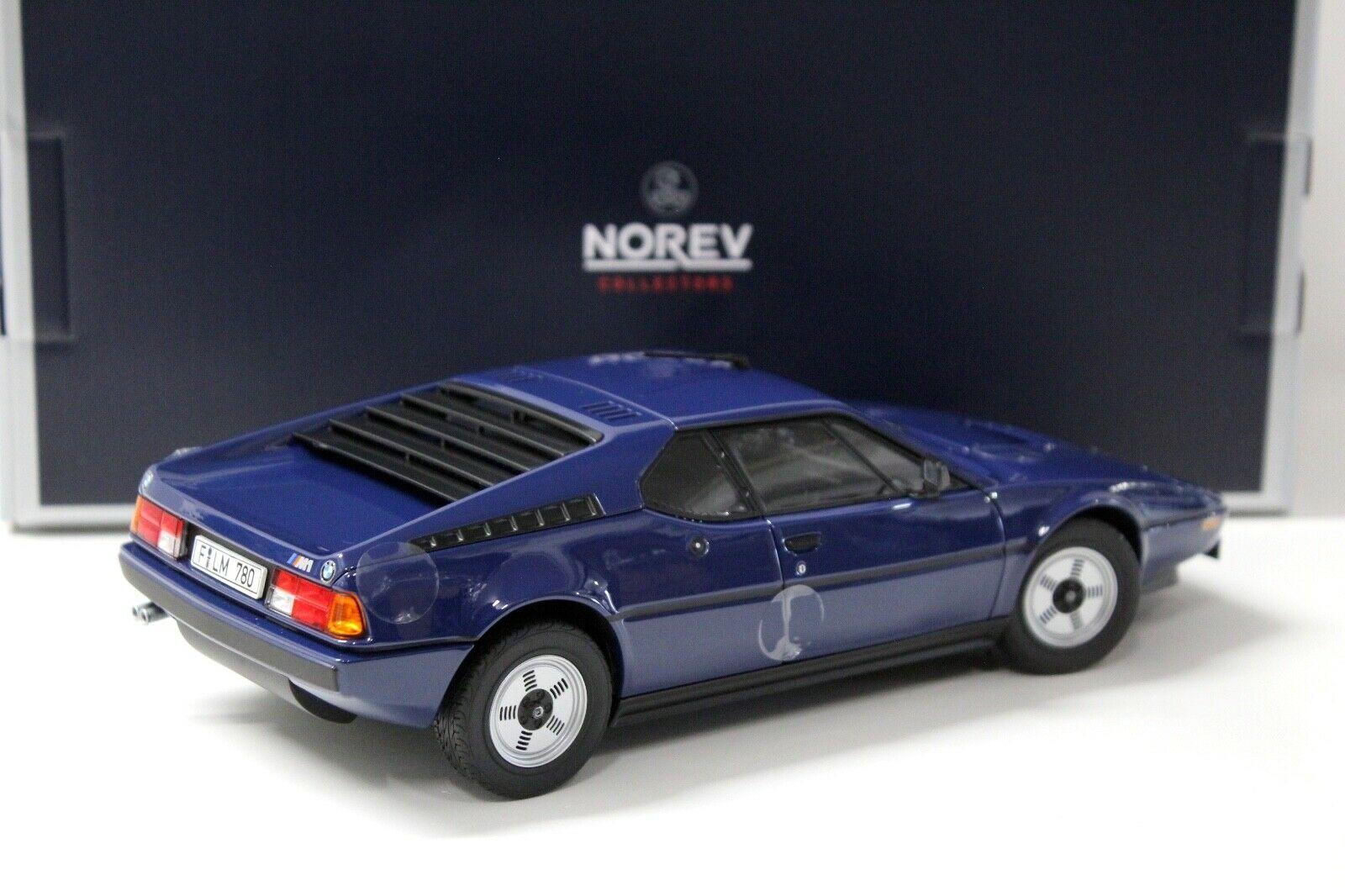 1:18 Norev BMW M1 Coupe 1980 dark blue