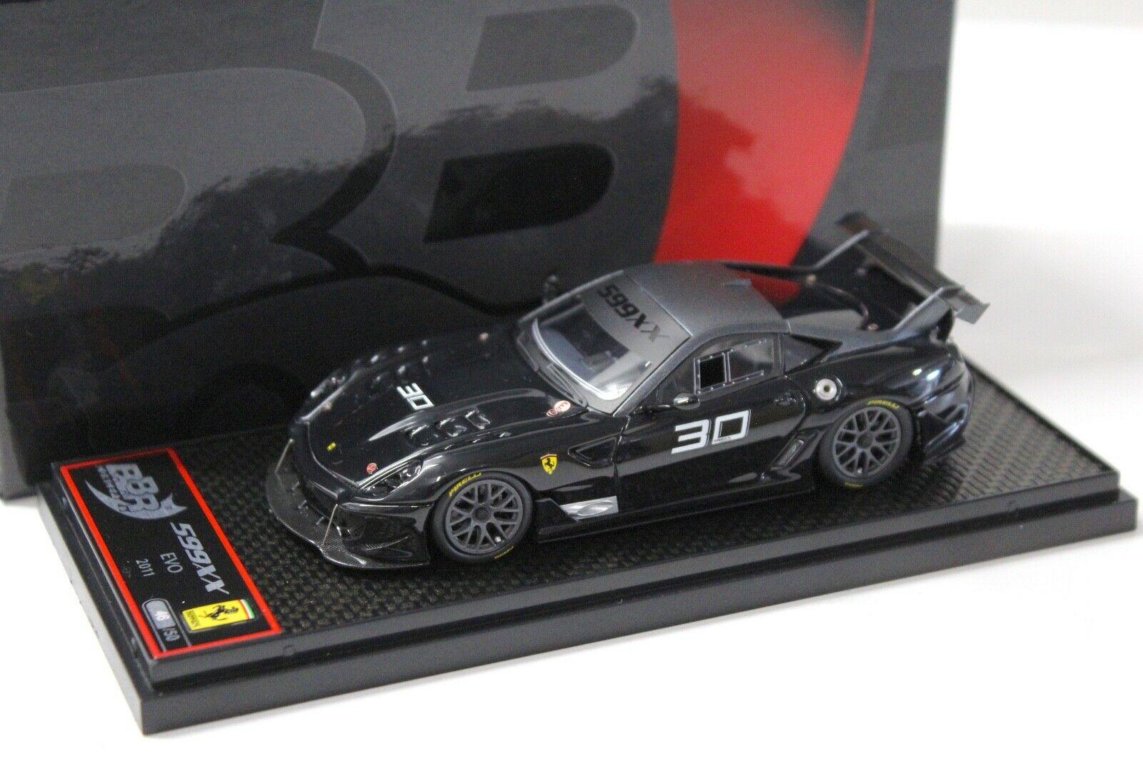 1:43 BBR Ferrari 599XX EVO 2011 Test black #30