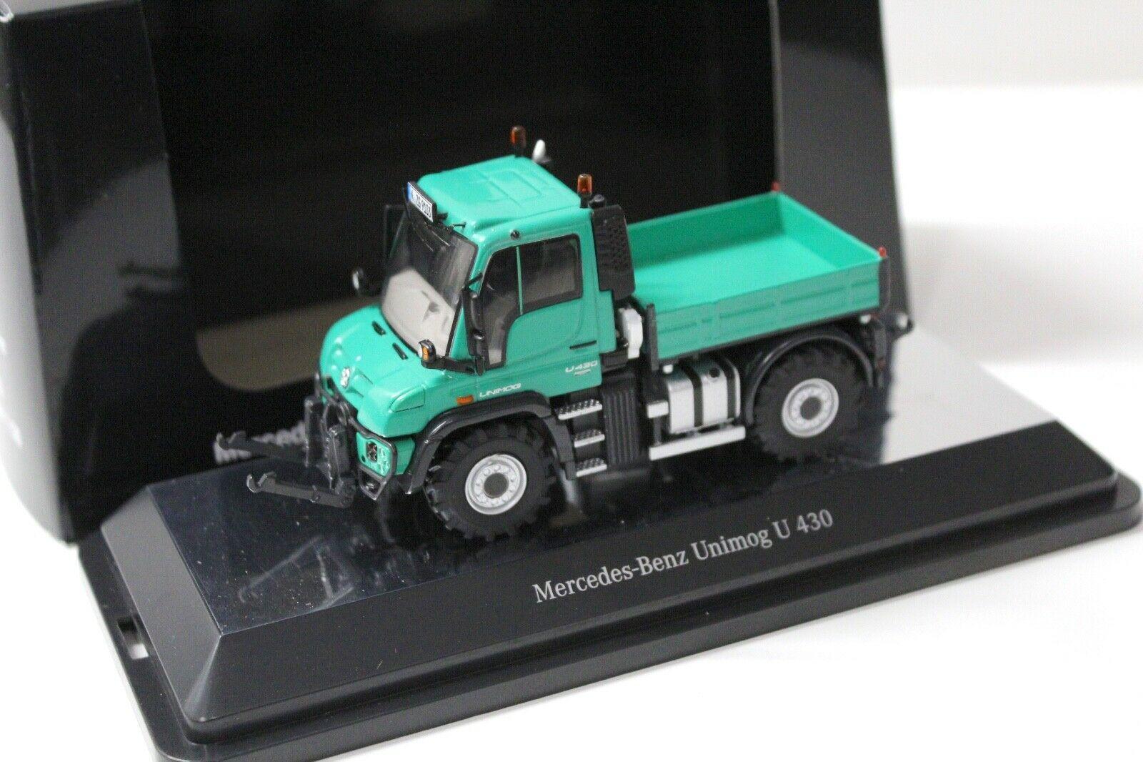 ID 37485 orig.jpg 1:50 NZG Mercedes Unimog U400 U430 Agrar green