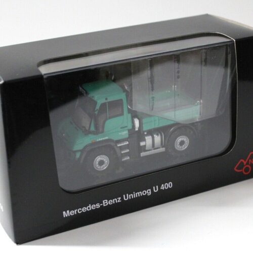 1:50 NZG Mercedes Unimog U400 U430 Agrar green