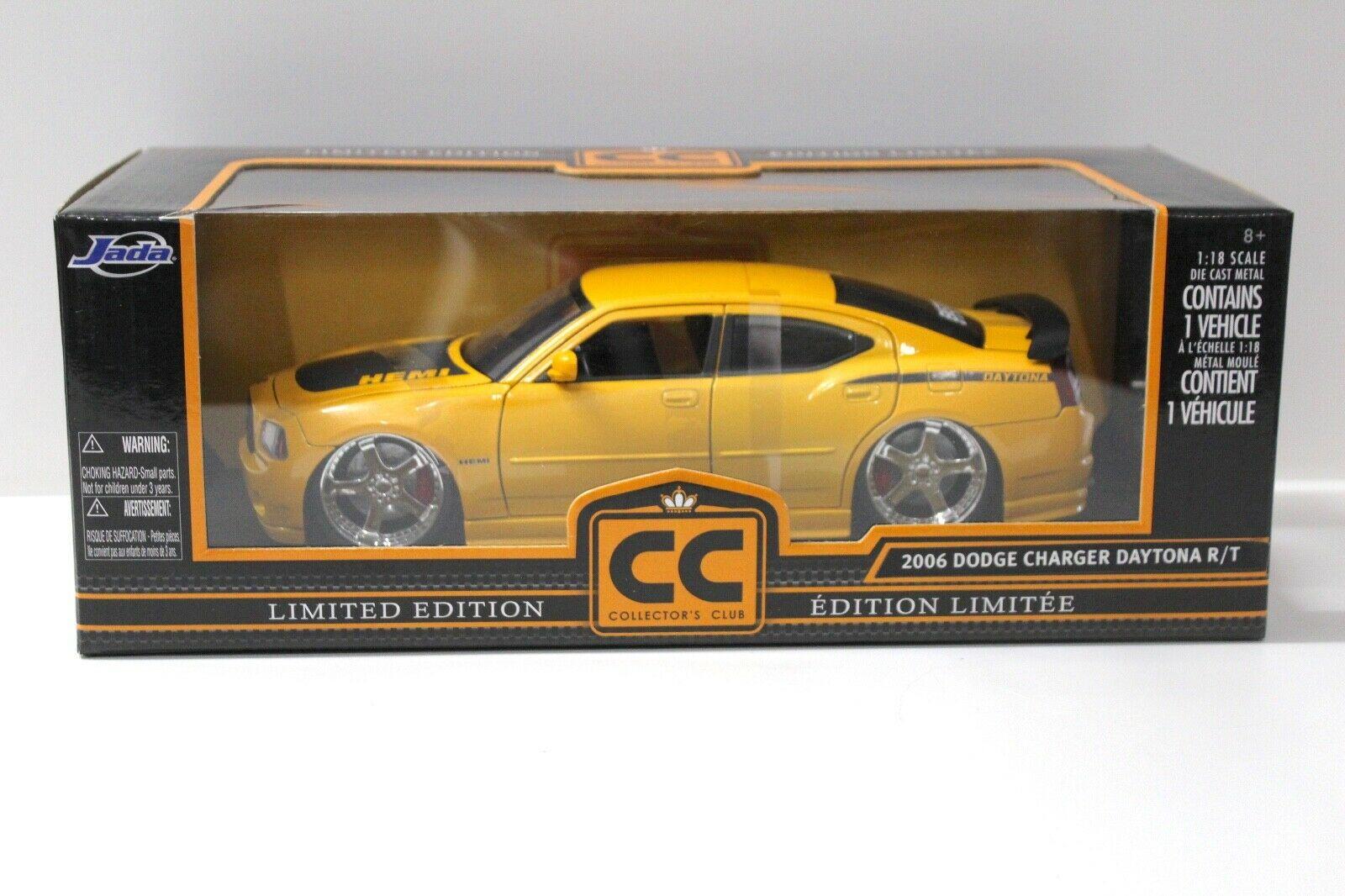 1:18 JADA Dodge Charger Daytona R/T 2006 yellow