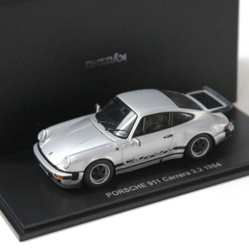 1:43 Kyosho Porsche 911 Carrera 3.2 Coupe silver 1984