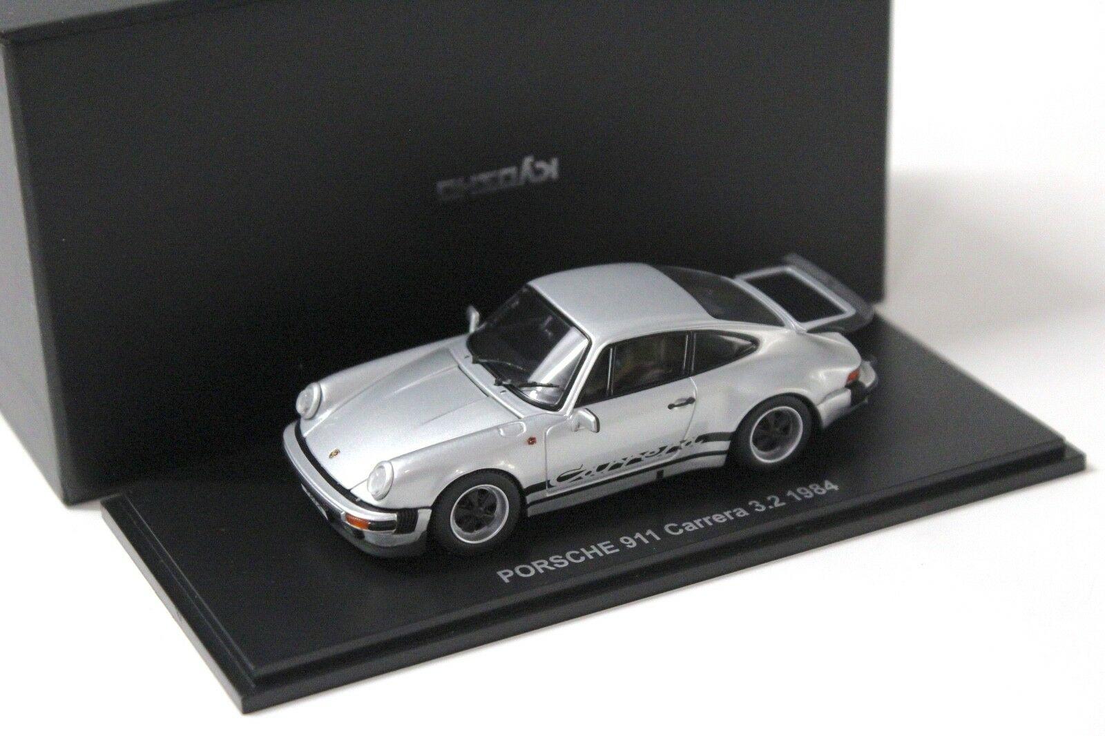 ID 37504 orig.jpg 1:43 Kyosho Porsche 911 Carrera 3.2 Coupe silver 1984