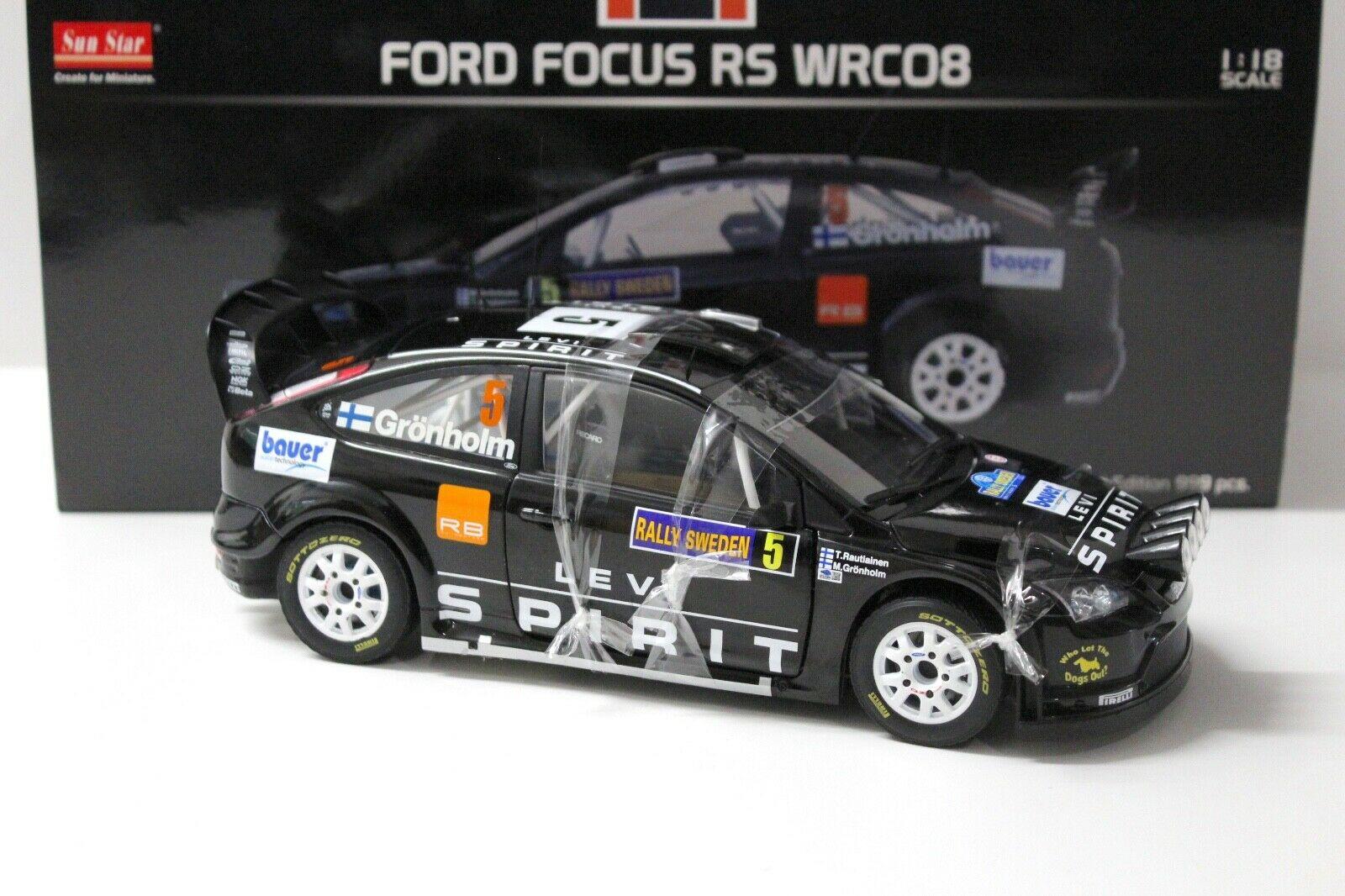 1:18 SunStar Ford Focus RS WRC08 Swedish Rally 2010 #5