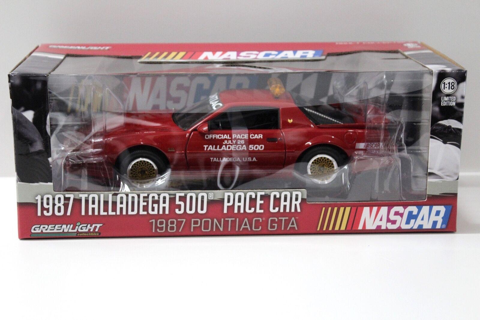 1:18 Greenlight Pontiac GTA 1987 Talladega 500 Pace Car red