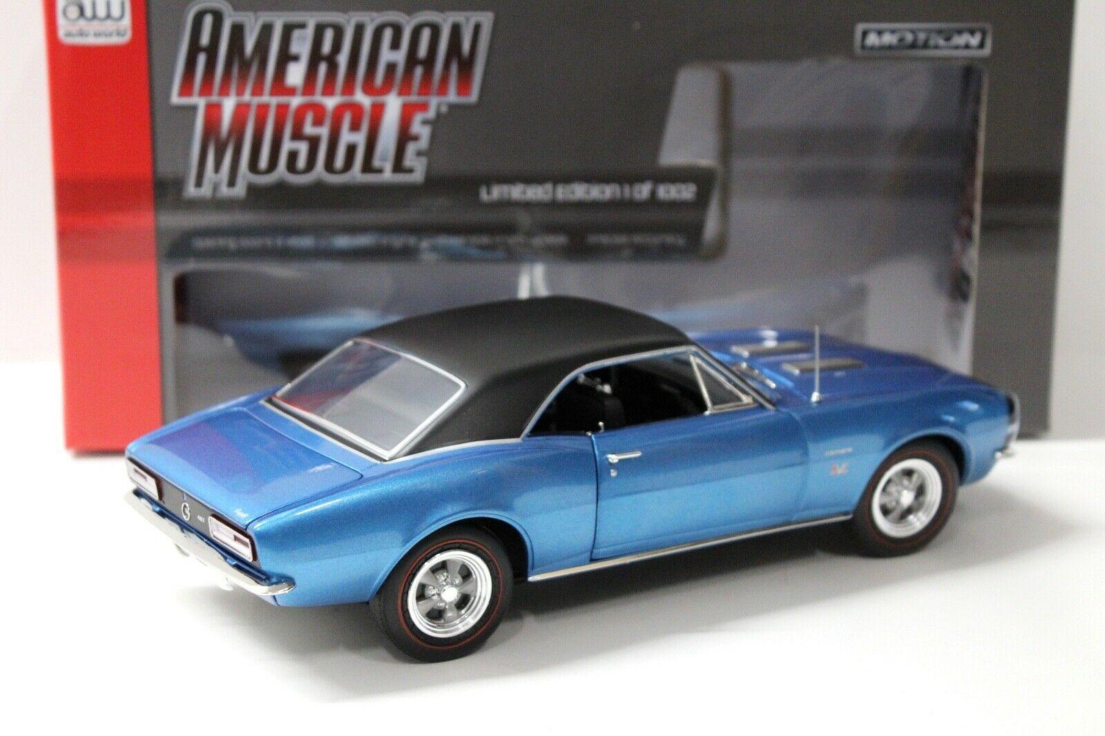 1:18 Auto World Chevrolet Camaro SS 427 Baldwin Motion blue