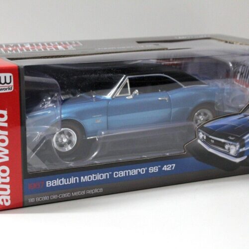 1:18 Auto World Chevrolet Camaro SS 427 Baldwin Motion blue