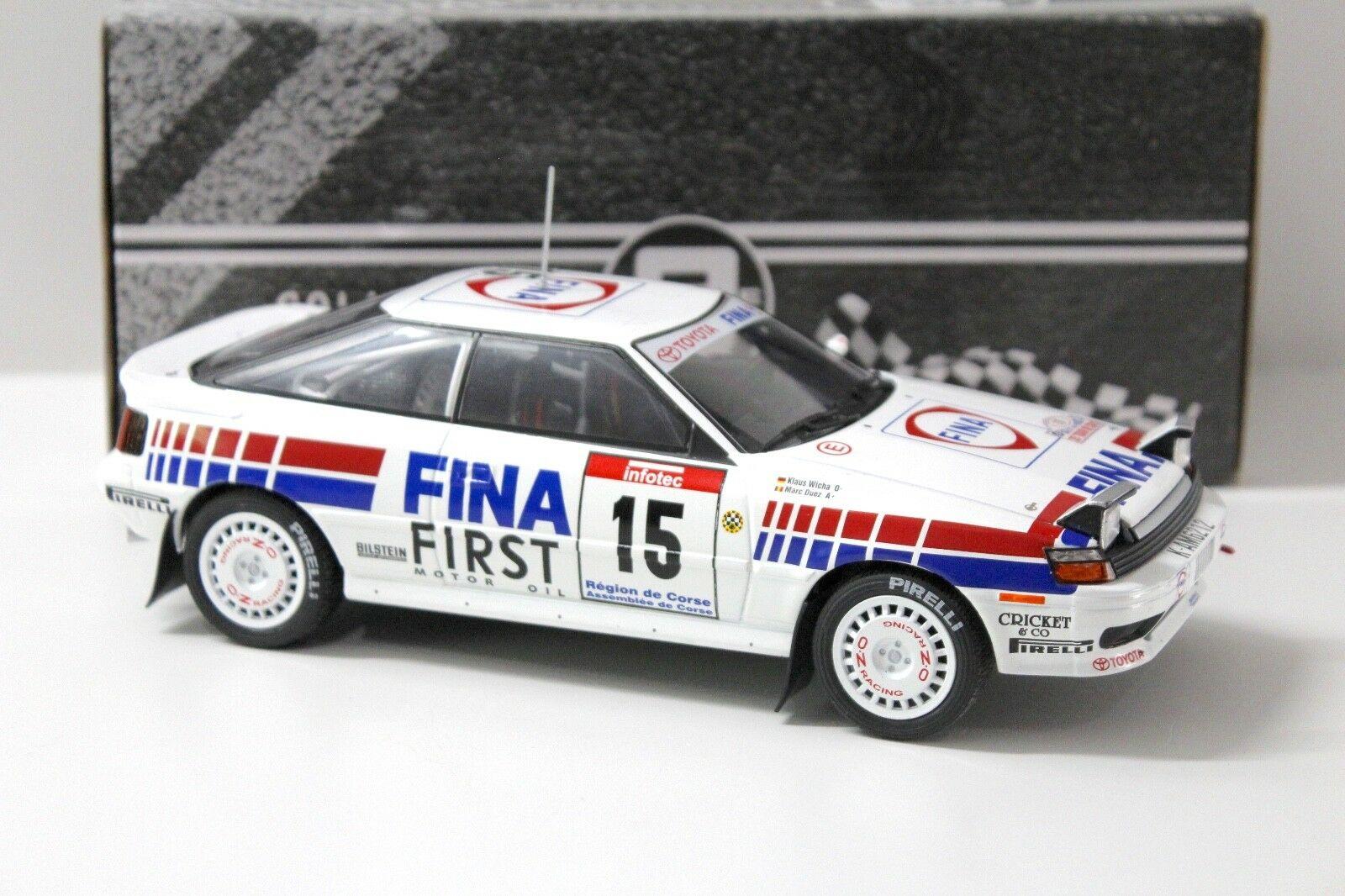 1:18 Triple9 Toyota Celica Rallye Tour de Corse FINA #15 white