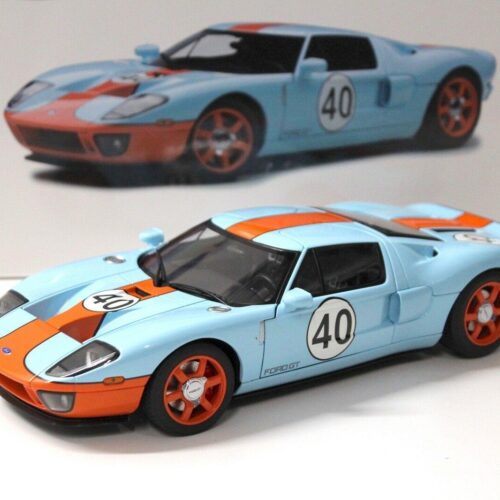 1:18 AUTOart Ford GT LM 2004 GULF LIVERY #40 blue