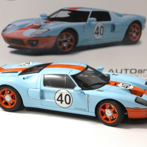 1:18 AUTOart Ford GT LM 2004 GULF LIVERY #40 blue