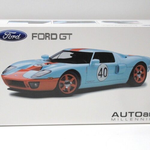 1:18 AUTOart Ford GT LM 2004 GULF LIVERY #40 blue