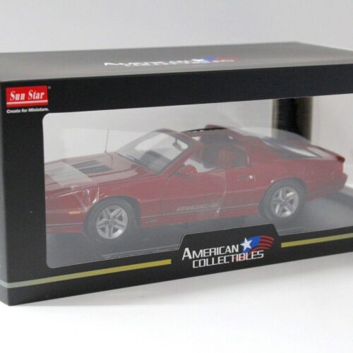 1:18 Sun Star Chevrolet Camaro IROC-Z 1985 red