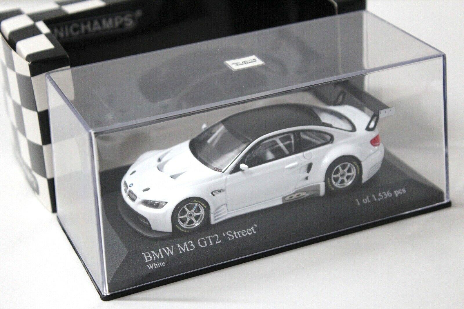 1:43 Minichamps BMW M3 (E92) GT2 "STREET" white 2009