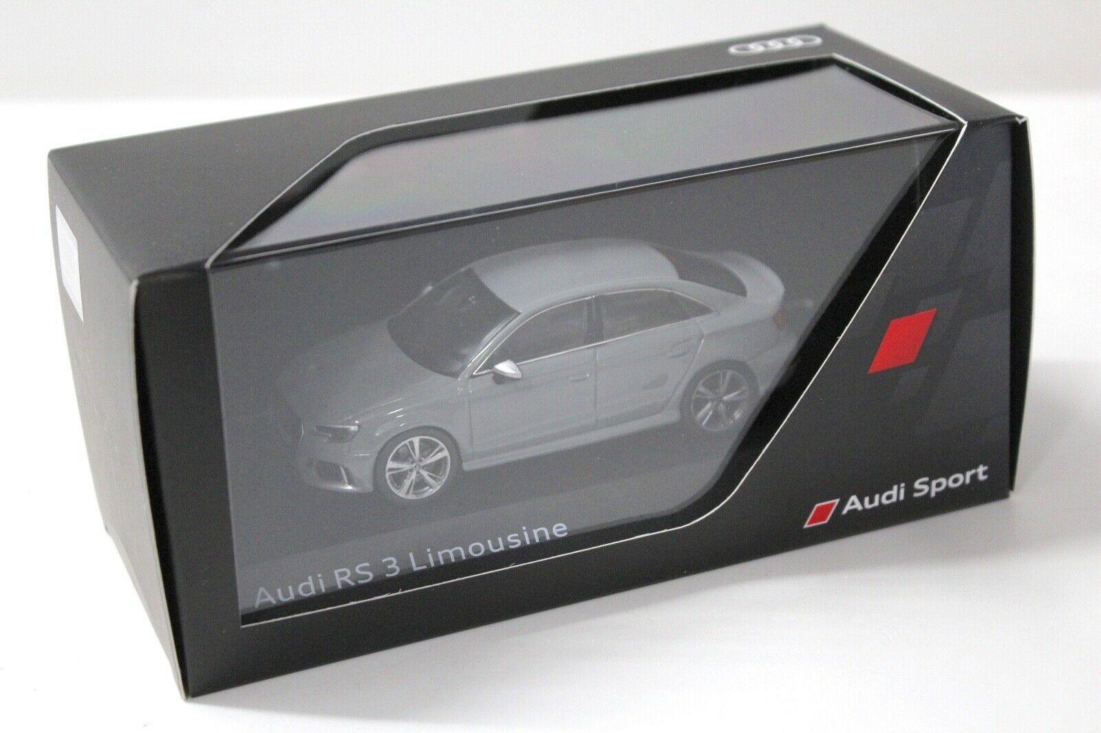 1:43 iScale Audi RS3 Limousine nardo grey DEALER VERSION