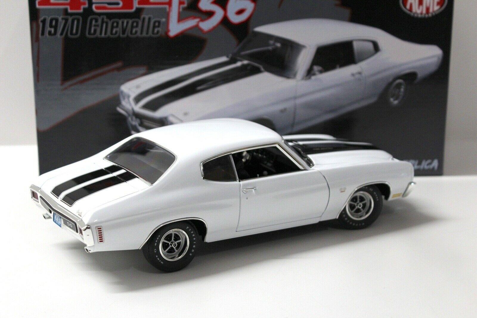 1:18 ACME Chevrolet Chevelle 454 LS6 Coupe white