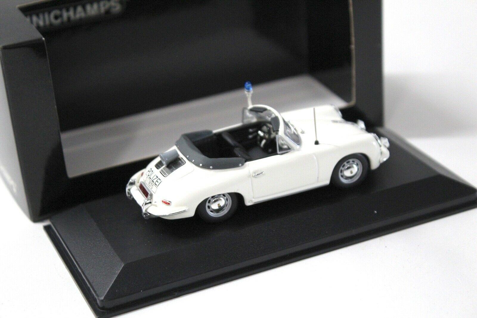 1:43 Minichamps Porsche 356 C Cabriolet POLIZEI white