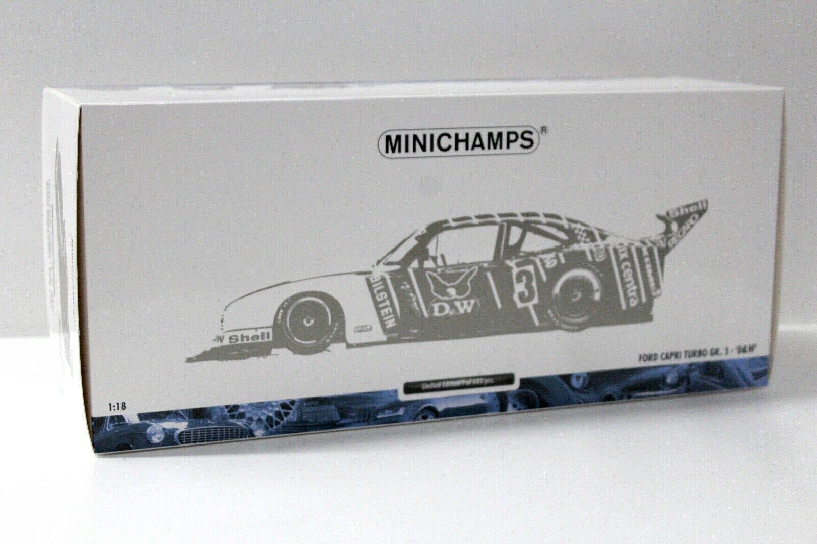 1:18 Minichamps Ford Capri Turbo Gr.5 D&W Niedzwiedz