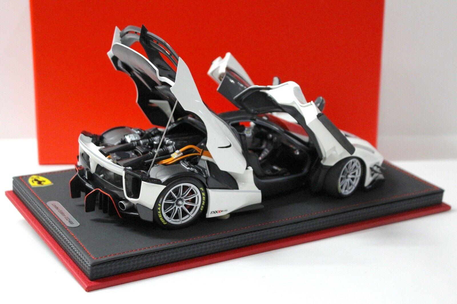 1:18 BBR Ferrari FXXK EVO Presentazione Car #70 white FULL OPENING