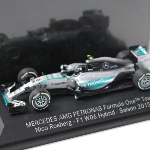 1:43 Minichamps Mercedes AMG Petronas F1 W06 Rosberg 2015 DEALER VERSION
