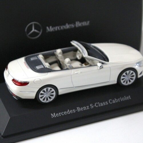 1:43 Kyosho Mercedes S-Class Cabriolet white DEALER VERSION - Image 2