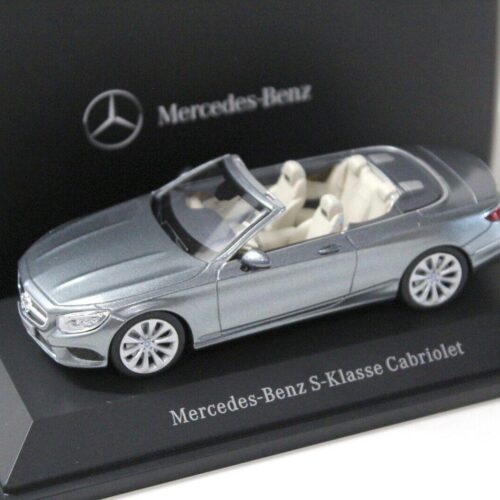 1:43 Kyosho Mercedes S-Klasse Cabriolet grey DEALER VERSION