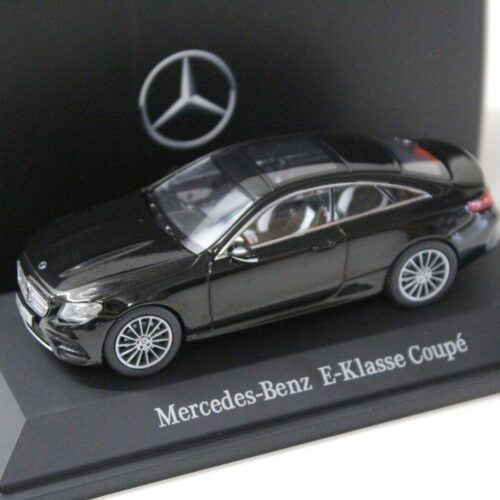 1:43 iScale Mercedes E-Klasse Coupe black DEALER VERSION
