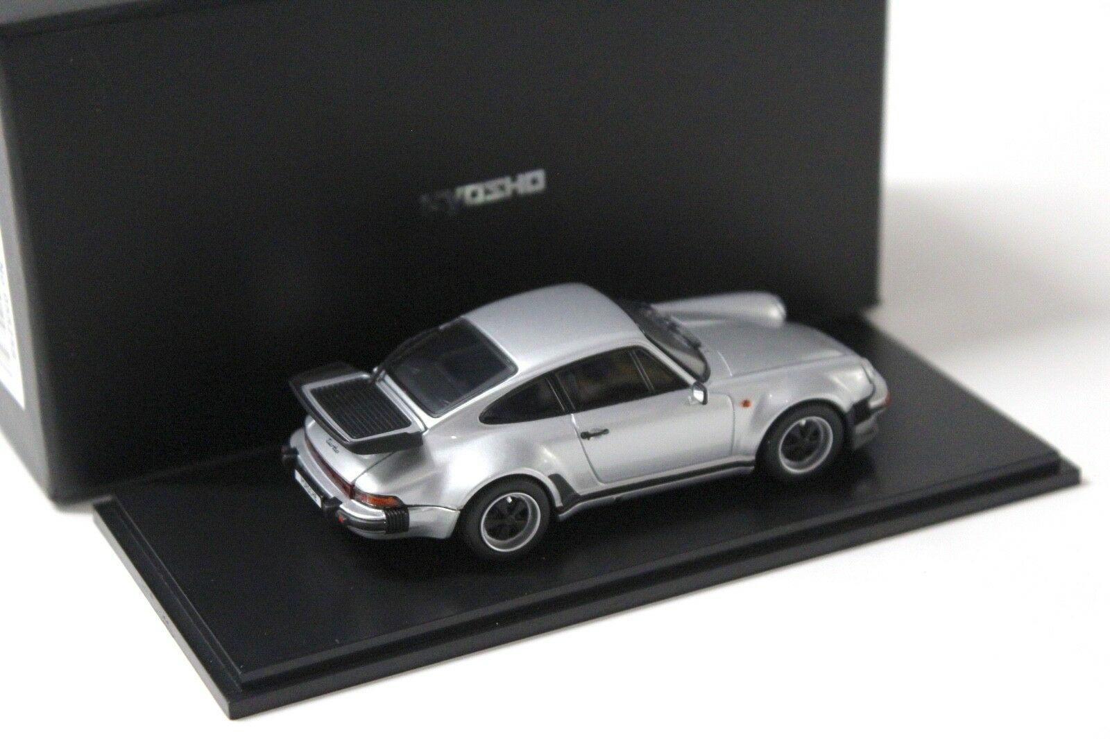 1:43 Kyosho Porsche 911 930 Turbo 3.3 silver 1988