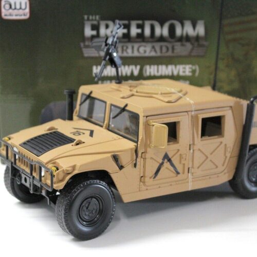 1:18 Auto World Hummer Humvee Military Police beige