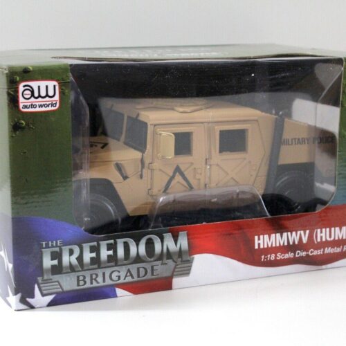 1:18 Auto World Hummer Humvee Military Police beige