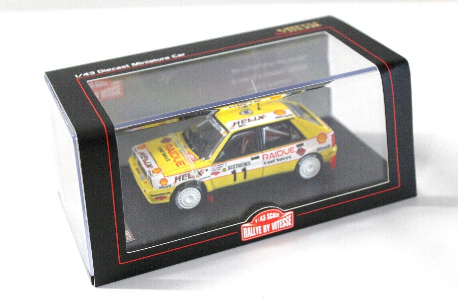1:43 Vitesse Lancia Delta HF Integrale 16V Cerrato #11 yellow