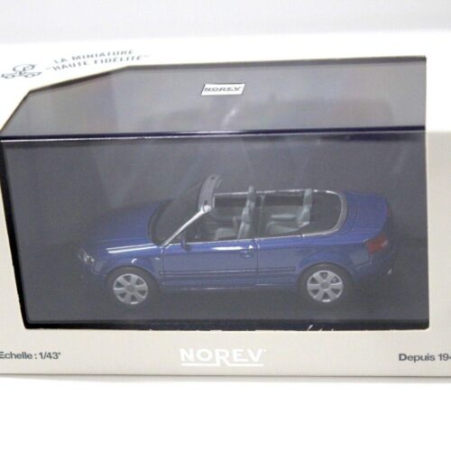 1:43 Norev Audi A4 Cabriolet blue - Image 4