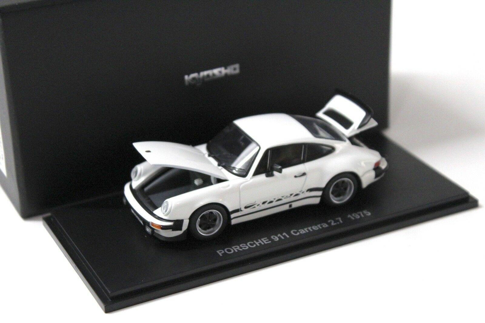1:43 Kyosho Porsche 911 Carrera 2.7 white 1975