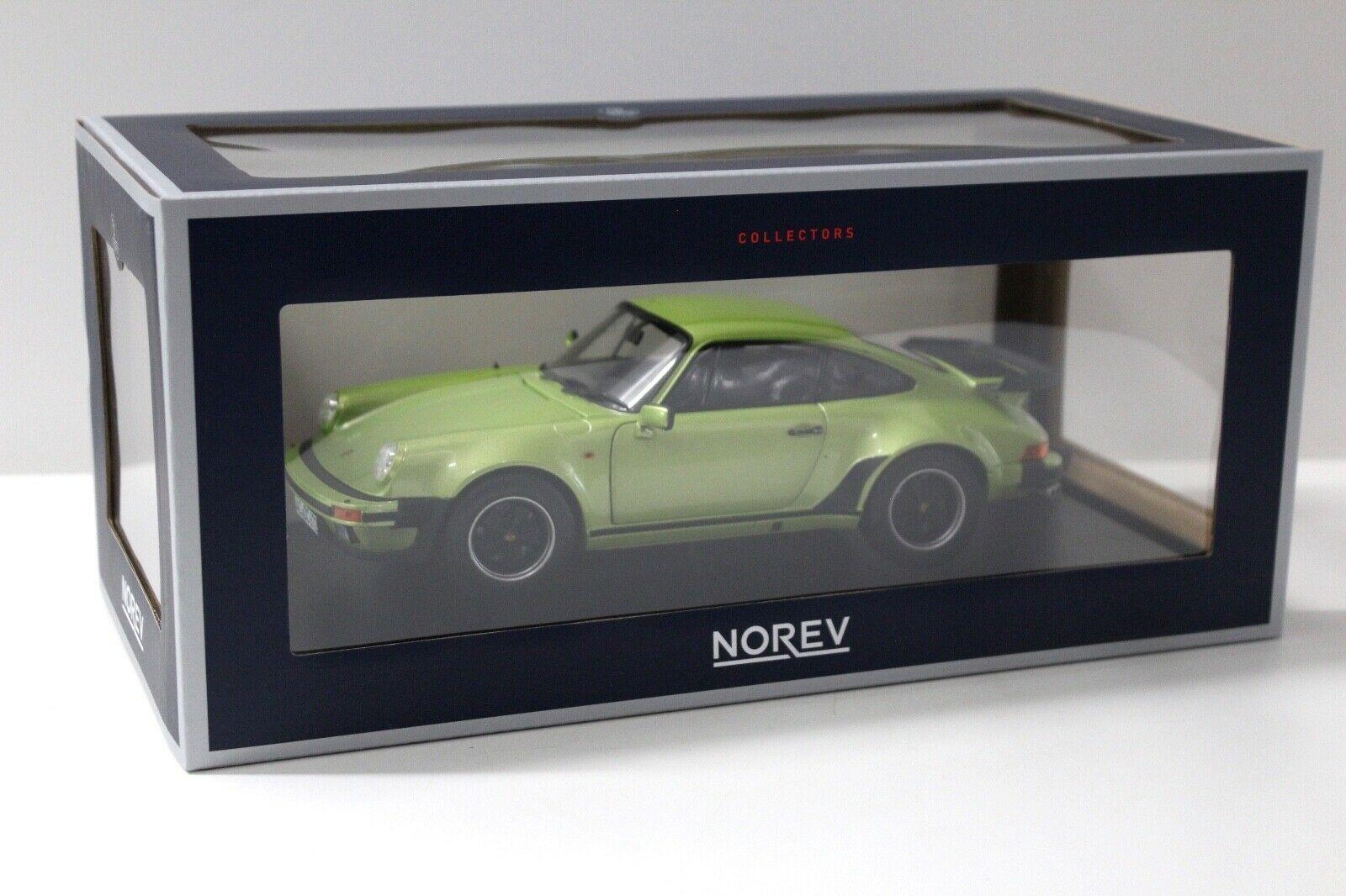 1:18 Norev Porsche 911 930 Turbo Coupe green metallic