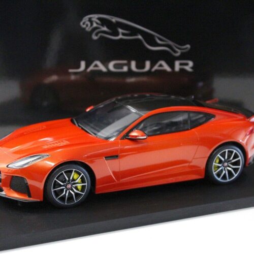 1:18 True Scale Jaguar F-Type SVR Coupe Fire orange DEALER VERSION