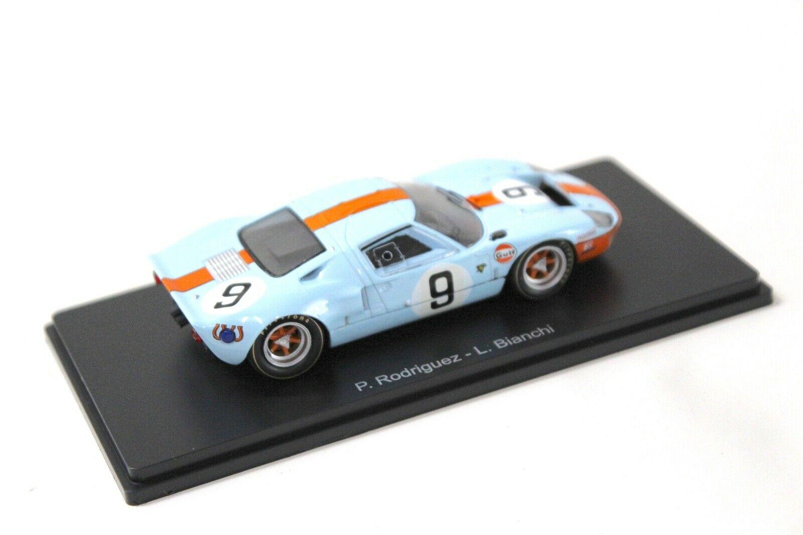 1:43 Spark Ford GT 40 #9 Winner Le Mans 1968 Gulf blue