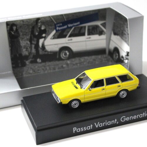 1:43 Minichamps VW Passat 1 Variant 1974 yellow DEALER VERSION