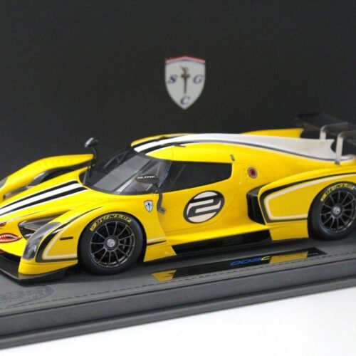 1:18 BBR Glickenhaus SCG 003C 85Â° Geneve Exhibition 2015 #2 yellow
