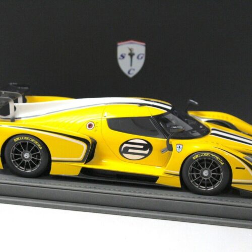 1:18 BBR Glickenhaus SCG 003C 85Â° Geneve Exhibition 2015 #2 yellow
