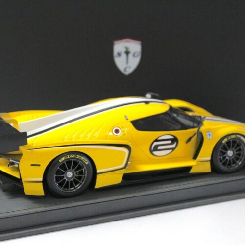 1:18 BBR Glickenhaus SCG 003C 85Â° Geneve Exhibition 2015 #2 yellow
