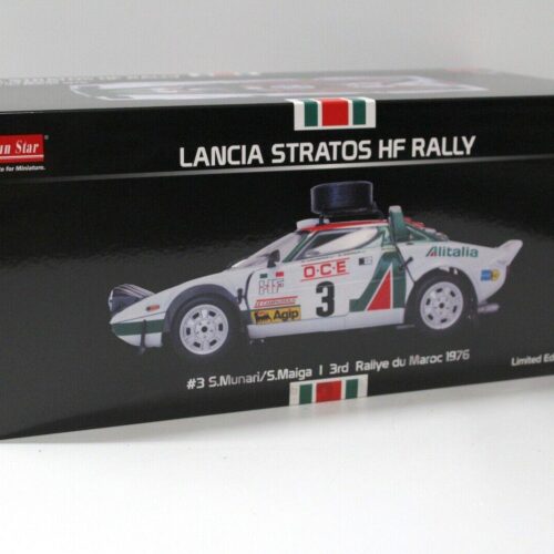 1:18 SunStar 1976 Lancia Stratos HF Rally du Maroc #3